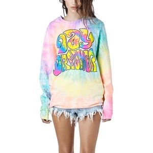 UNIF Daydreamer Tye Dye pullover sweater crewneck